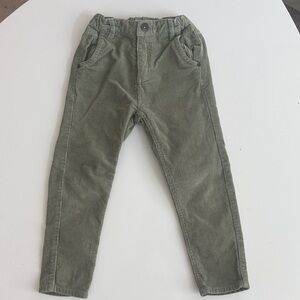 Zara Kids Green Corduroy Trousers